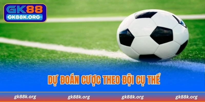 Dự đoán cược theo đội cụ thể